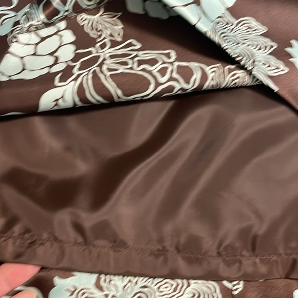 Y2K Jessica Howard Satin Floral Dress, 10 - Picture 5 of 5